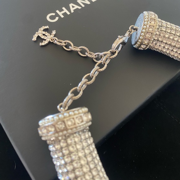 Chanel Crystal CC Necklace/ Chocker Limited - Picture 8 of 11